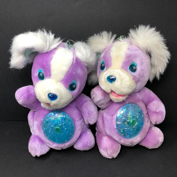 Secret Keepins Pups Plush SET OF 2 Purple 10